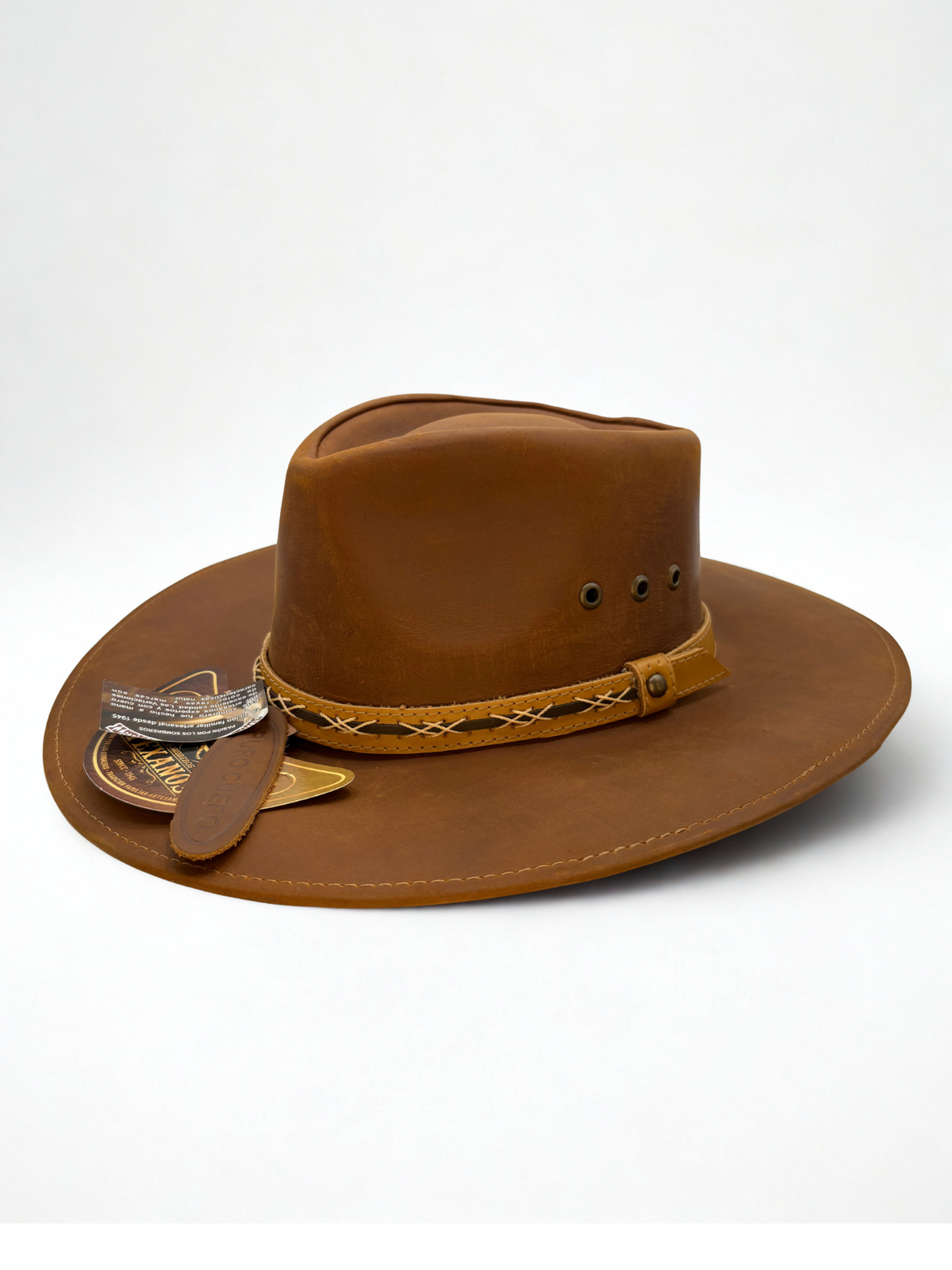 Cuero Graso Dandy - Marrón Claro Correa A / S